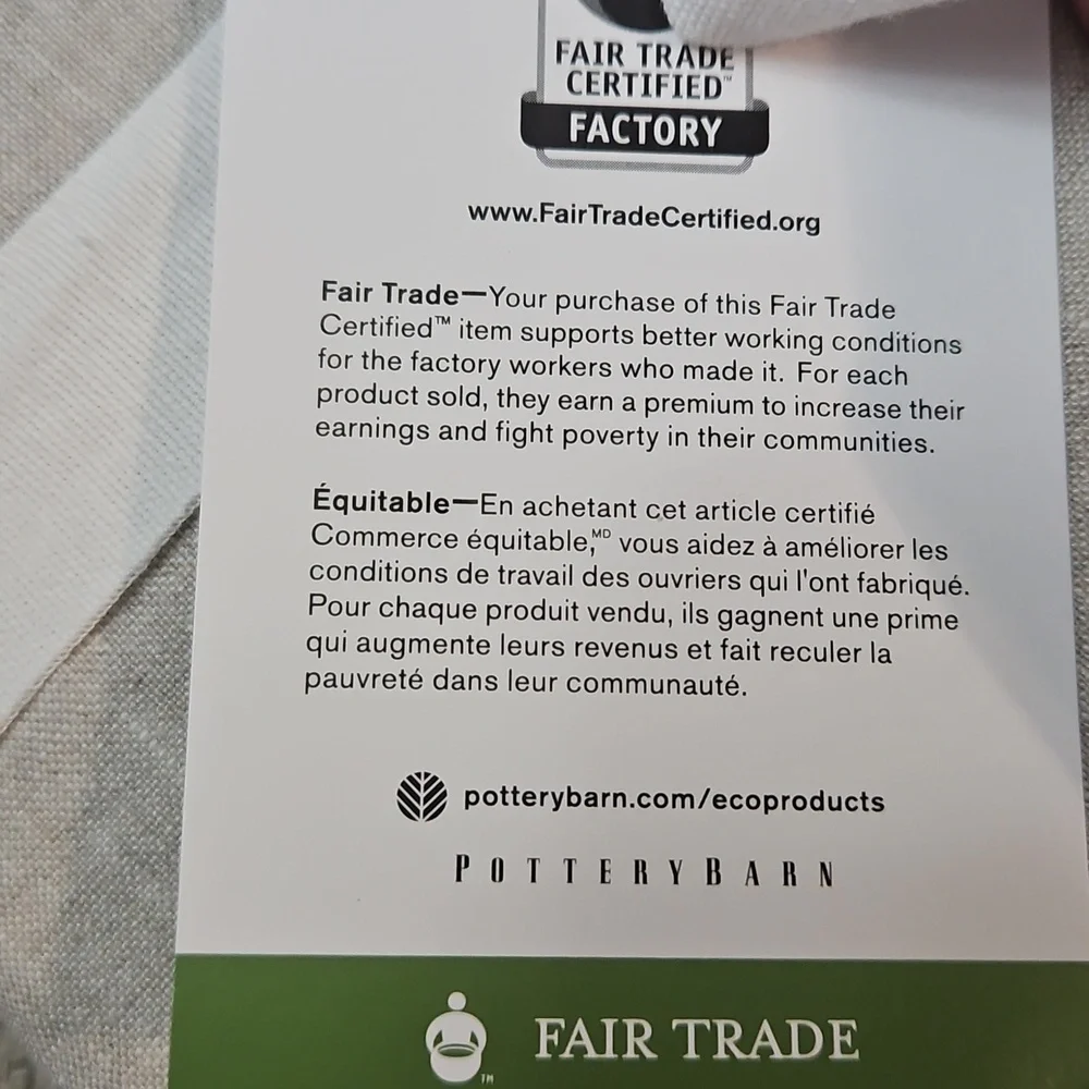 Pottery Barn Belgian Flax Linen Sham NEW Euro 26X26